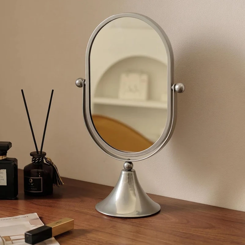 Oval Vanity Mirror with Stand Beauty 360 Skincare and beauty tools